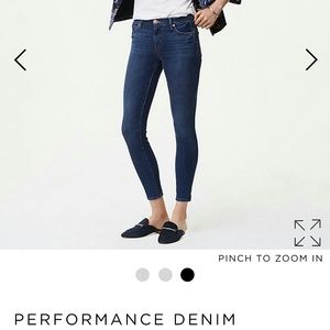 Loft performance legging denim..brand new size 8